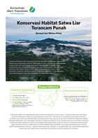 Kalimantan adalah rumah bagi beberapa spesies satwa liar paling ikonik di dunia. Namun, mayoritas habitat satwa liar, seperti orang utan kalimantan, berada di luar jejaring kawasan konservasi. Oleh karena itu, merupakan prioritas bagi YKAN untuk membantu pemerintah dan para pihak dalam melindungi habitat satwa terancam punah.