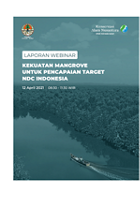Mangroves Intensity for Achieving Indonesia's NDC Target