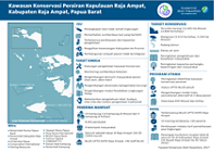Infografik Kawasan Konservasi Perairan Kepulauan Raja Ampat, Kabupaten Raja Ampat, Papua Barat.